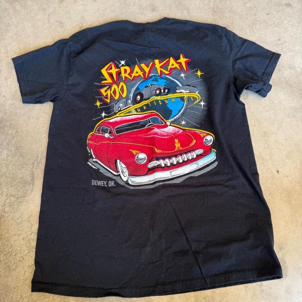Black Stray Kat 500 cotton t-shirt